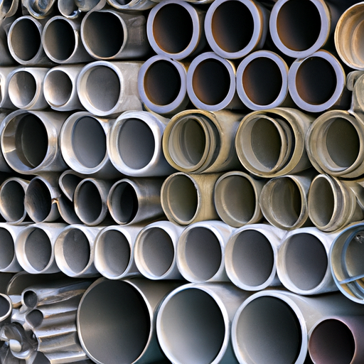 תמונה של סוגים שונים של חומרי צינור, כולל אפשרויות גמישות ונוקשות.